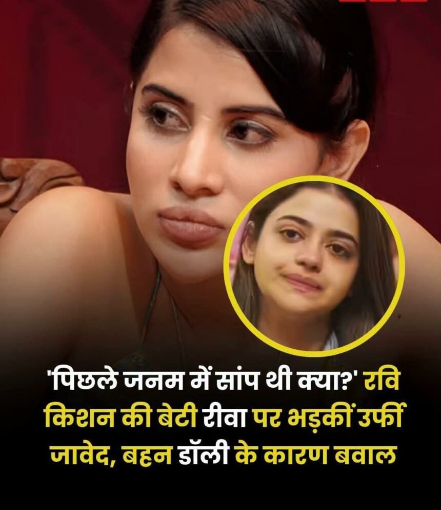 पिछले जनम में सांप थी क्या?’ रवि किशन की बेटी रीवा पर भड़कीं उर्फी जावेद, बहन डॉली के कारण बवाल